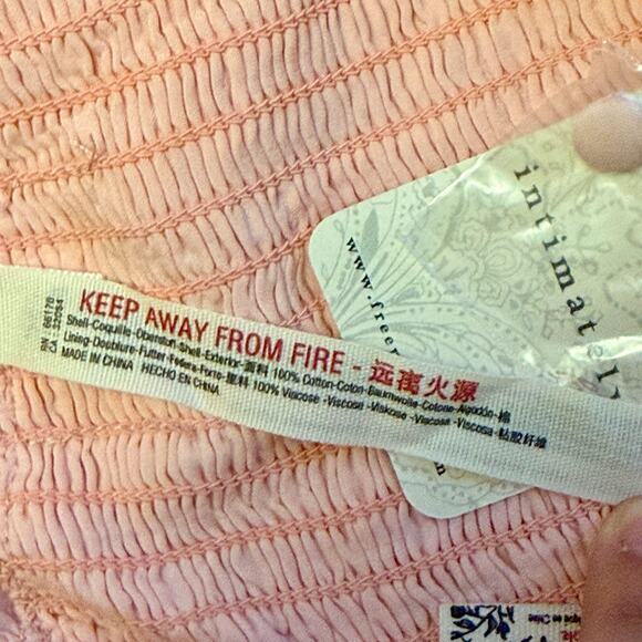 Intimately Free People Batting My Eyes Crop in Pink Size XS - Picture 11 of 12